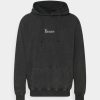 Clothing * | Mennace Washed Primary Hoodie Sweatshirt Black