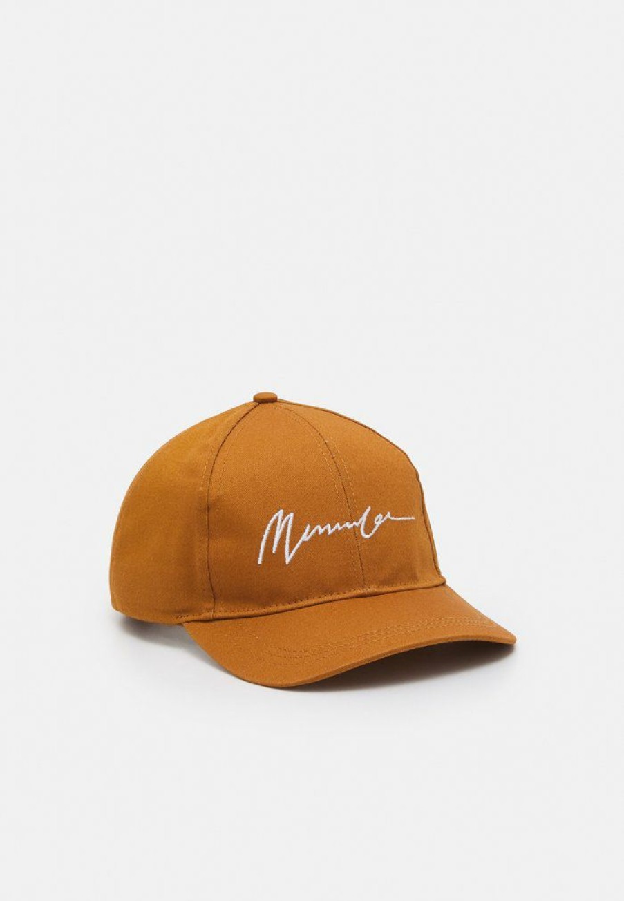 Accessoires * | Mennace Signature Baseball Unisex Cap Tan