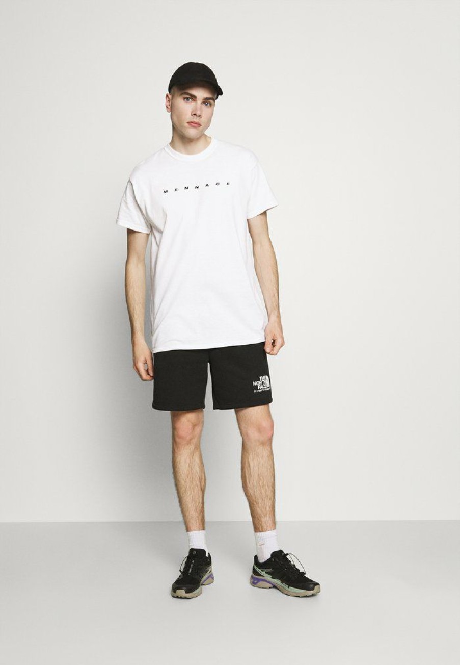 Clothing * | Mennace Breeze Palm Tree Regular Print T-Shirt Off White