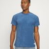 Clothing * | Mennace Breeze Towelling Regular Basic T-Shirt Blue