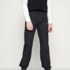 Shirt * | Mennace Cuffed Trouser Trousers Black