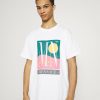 Clothing * | Mennace Sundaze Resort Regular Print T-Shirt White