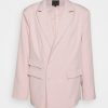 Clothing * | Mennace Sundaze Double Breasted Suit Jacket Blazer Jacket Pink