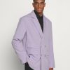 Clothing * | Mennace Sundaze Double Breasted Suit Jacket Blazer Jacket Lilac