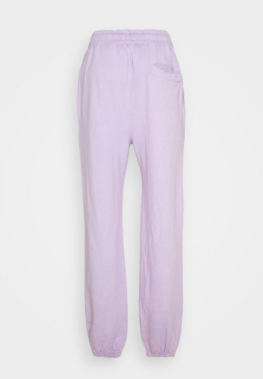 Shirt * | Mennace Sundaze Washed Oversized Jogger Unisex Tracksuit Bottoms Lilac