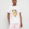 Clothing * | Mennace Havana Oranges Regular Print T-Shirt White