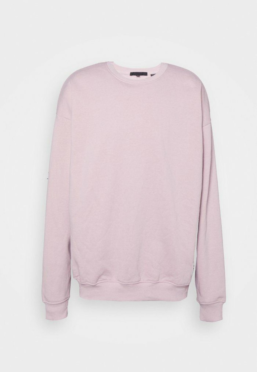 Clothing * | Mennace Reclaim Oversized Unisex Sweatshirt Dusty Pink